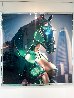 Ad 2100: Melania the Cytaur in Luminous Emerald Outfit 2023 48x48 - Huge Original Painting by  RO | RO - 3